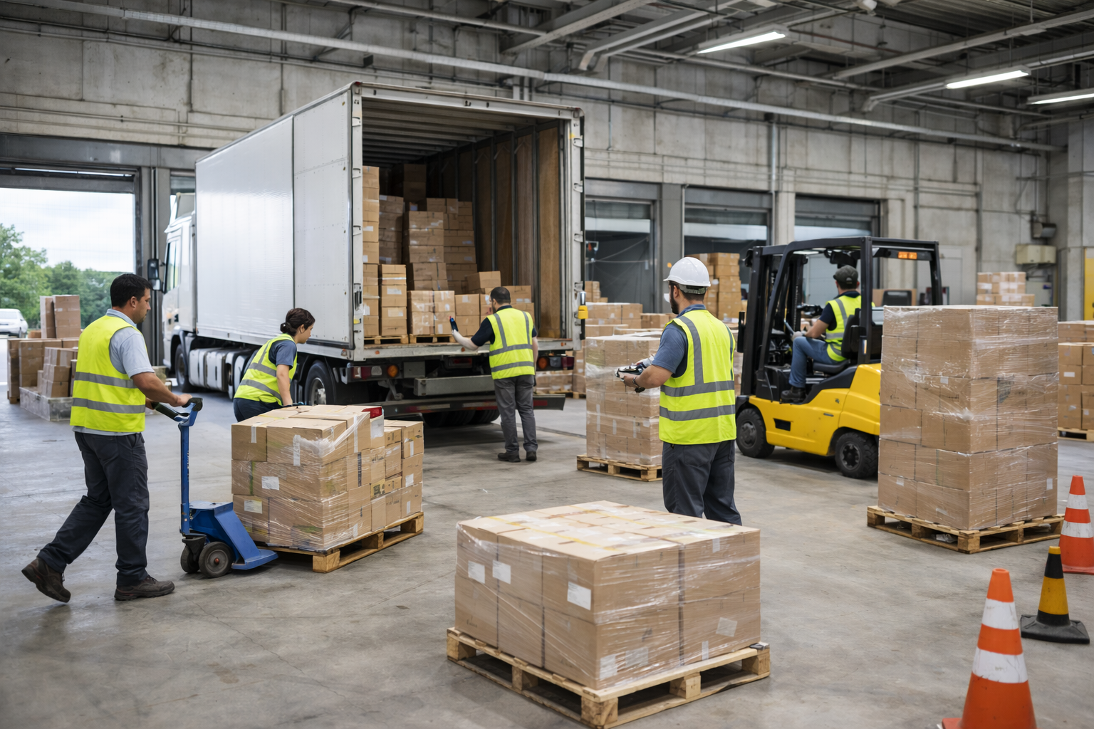 העברת מחסנים לוגיסטים